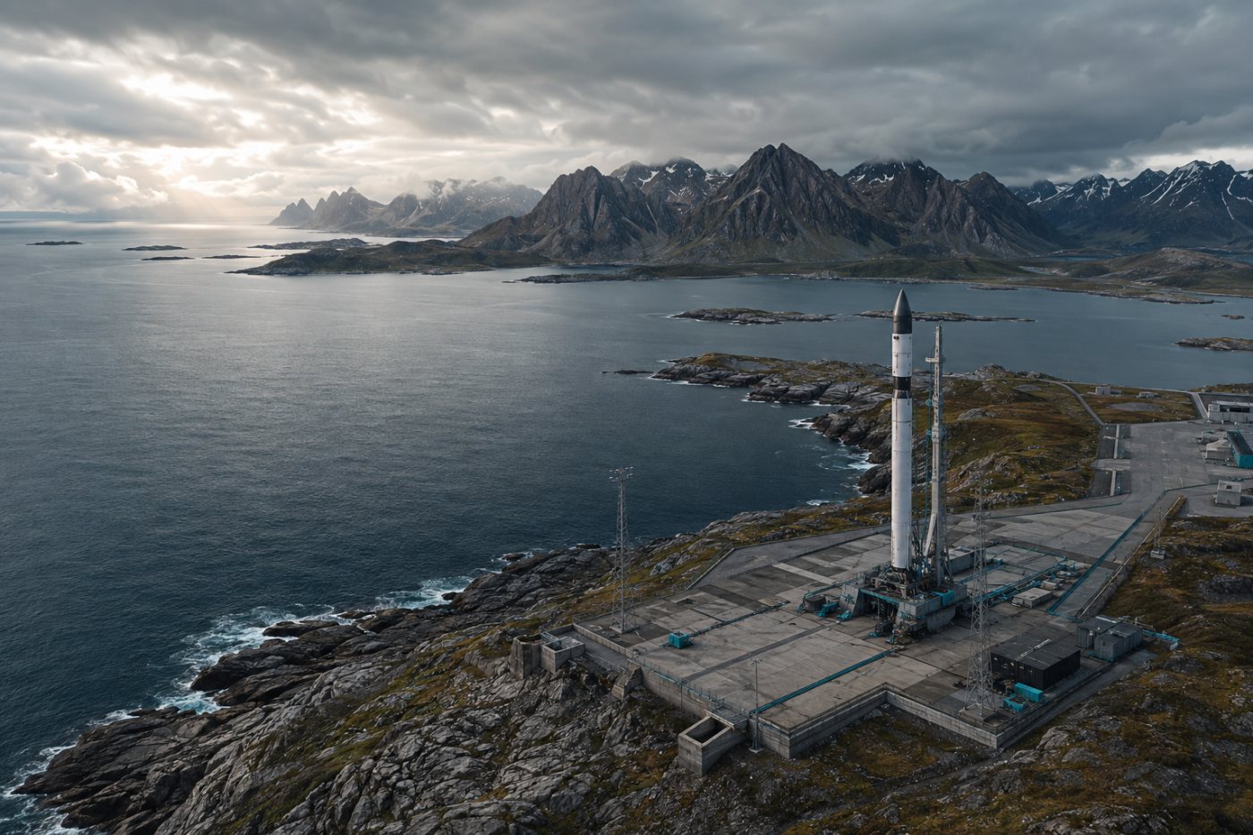 Spectrum en el complejo de lanzamiento de Andøya, territorio europeo desde el que partió la misión orbital.