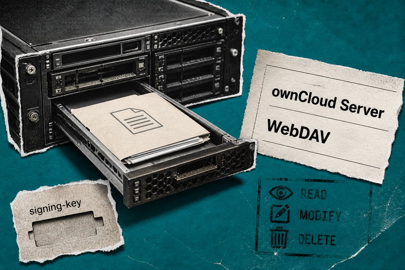Solicitud WebDAV aceptada sin sesión autenticada cuando la cuenta de ownCloud carece de signing-key.