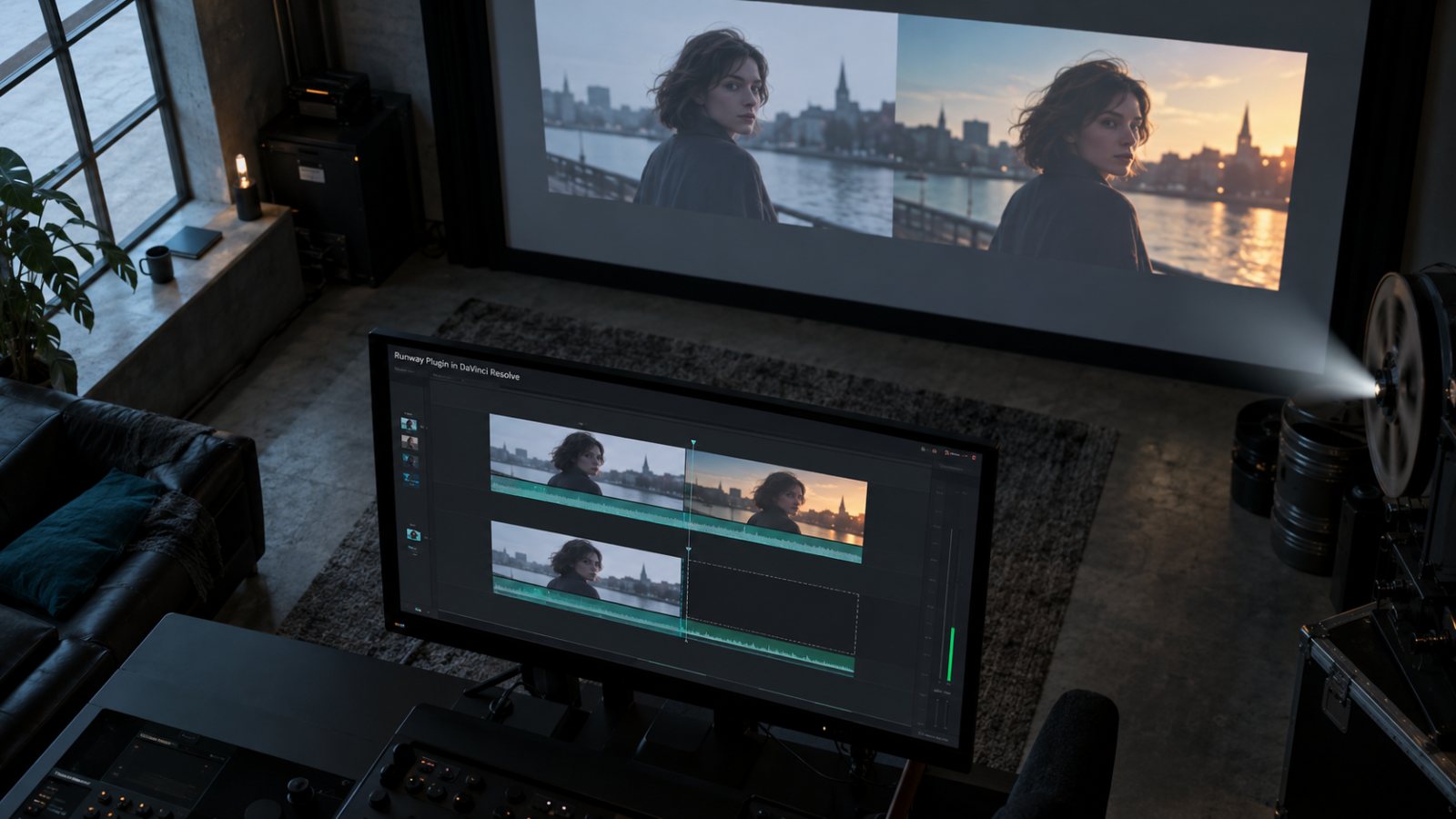 Runway zit nu in DaVinci Resolve, maar alleen Studio laadt de plug-in