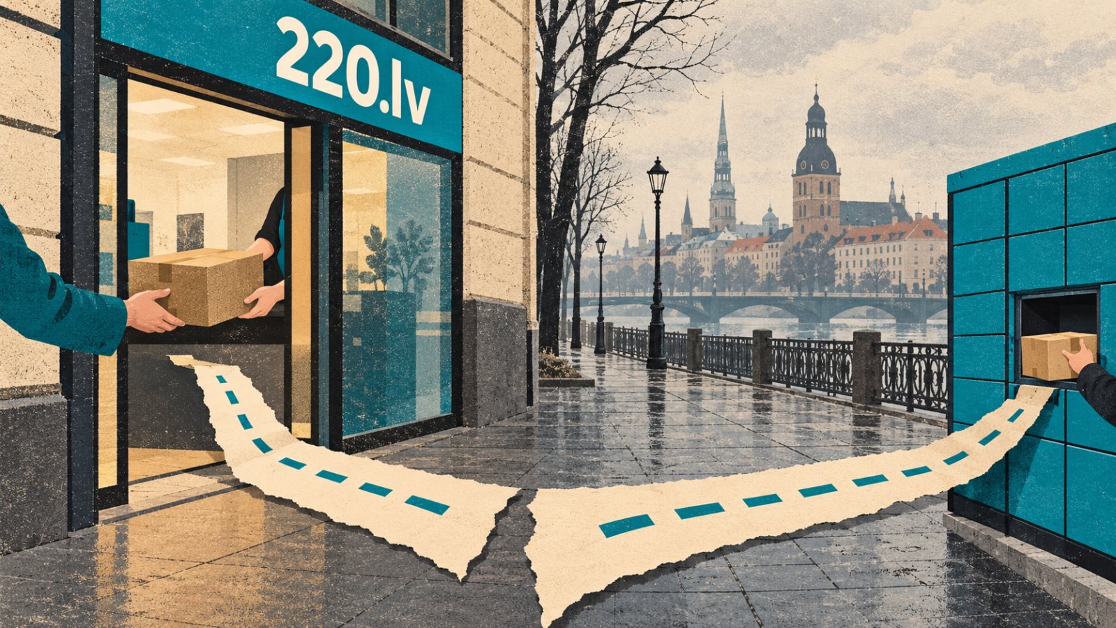 220.lv jāatmaksā piegāde: saņemšana veikalā nav piegādes veids