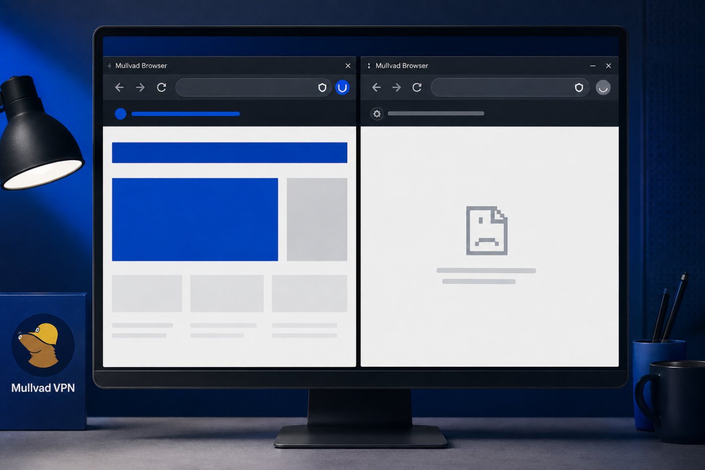 Mullvad Browser migra automáticamente sus ajustes DoH incluidos a Quad9, pero conserva sin cambios una configuración personalizada.
