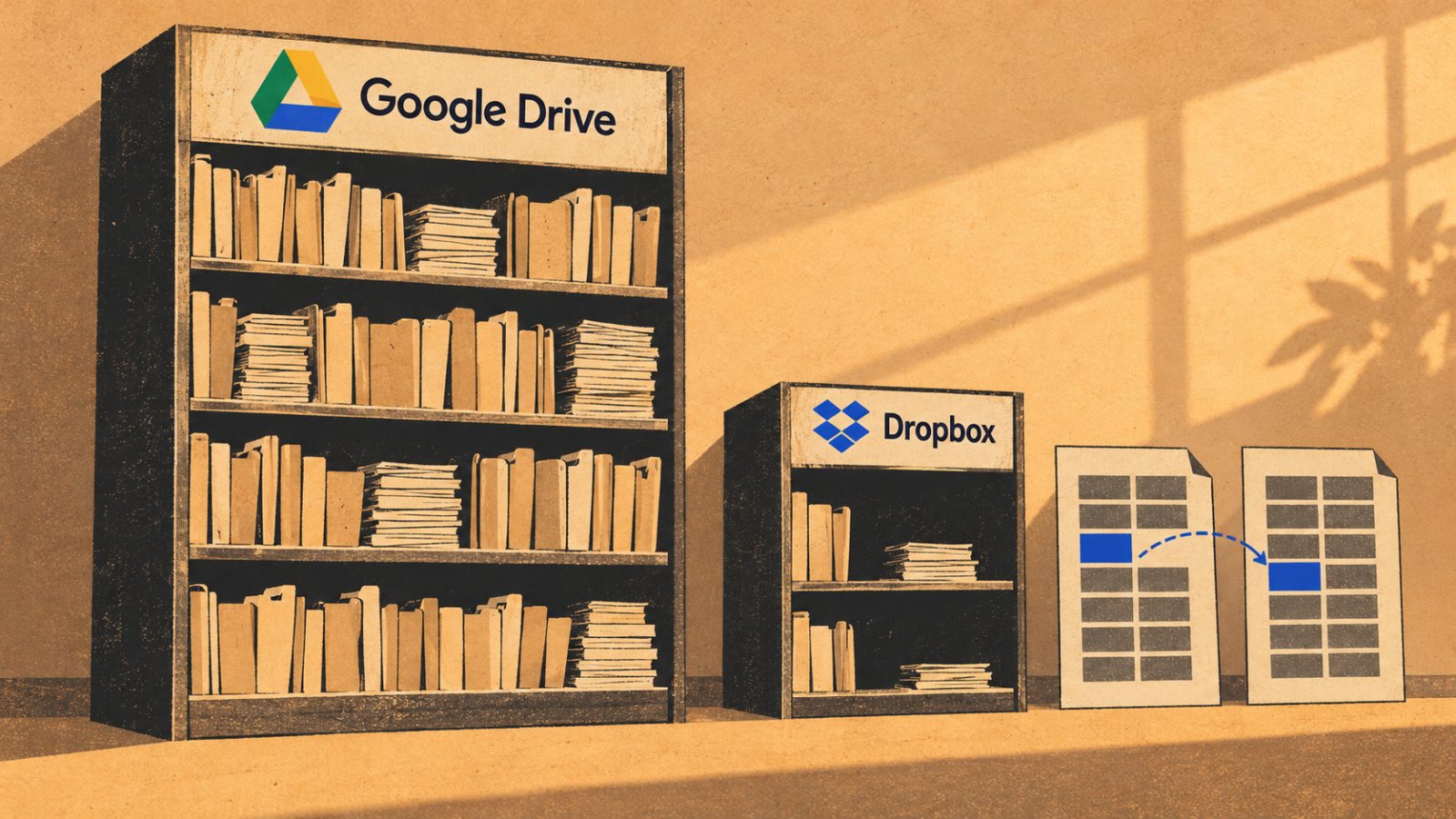 Google Drive или Dropbox: 15 ГБ против более быстрой синхронизации