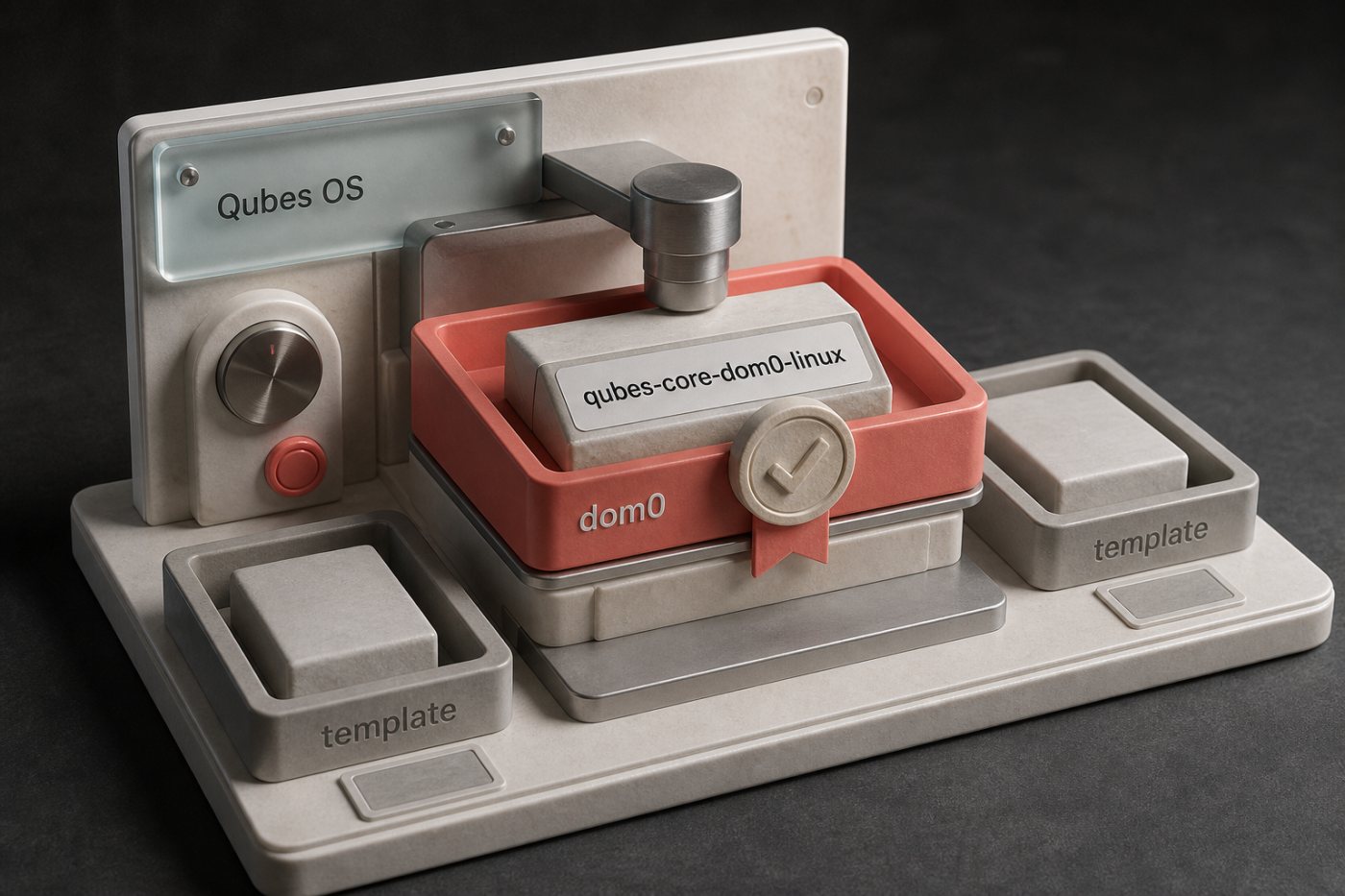 Qubes Update tool میں dom0 کا qubes-core-dom0-linux security package templates سے الگ update ہوتا ہے۔