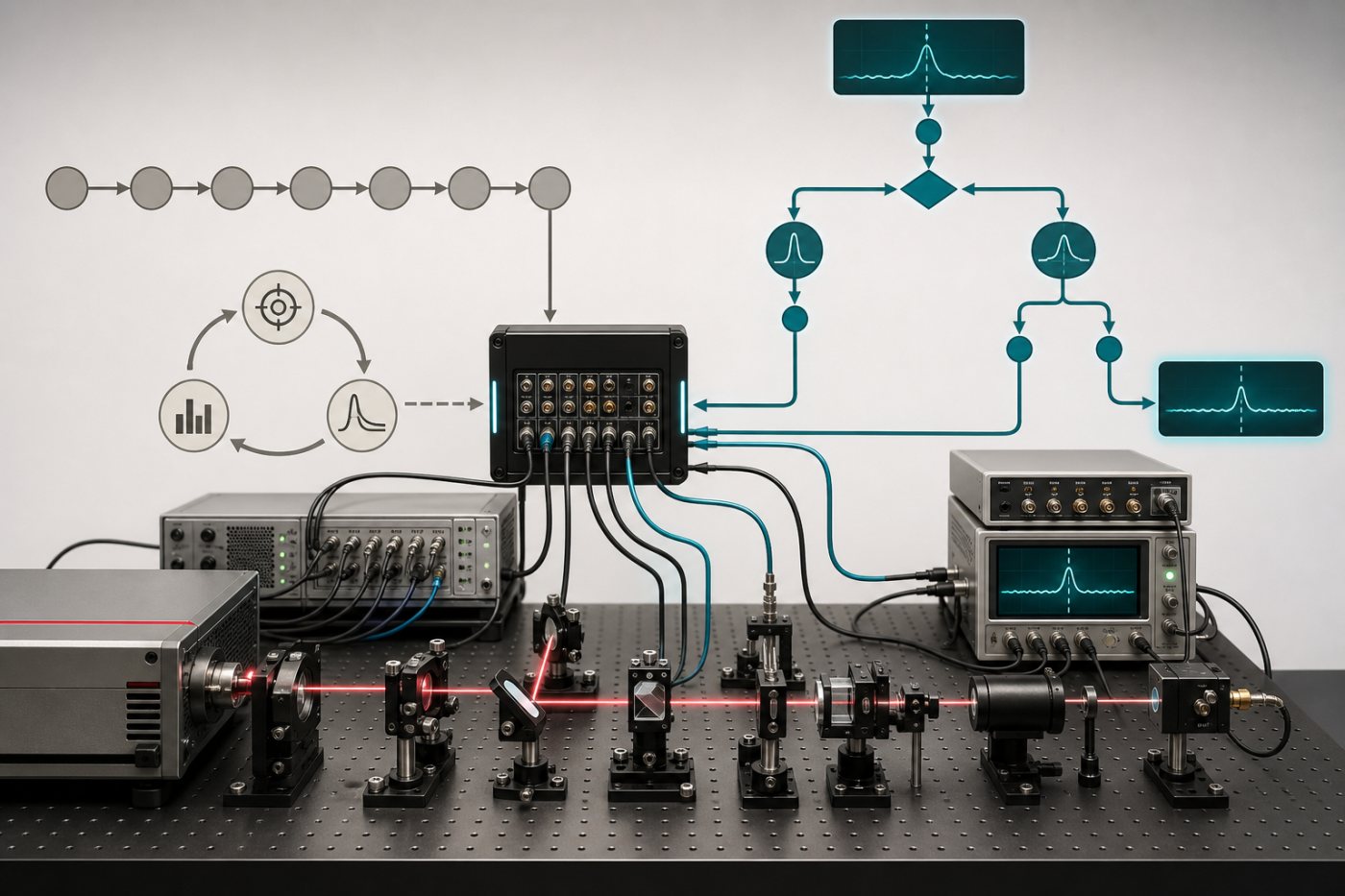 QuEra-র testbed-এ MHS দিয়ে instrument reading নিয়ে Claude-এর একাধিক agent role laser relock controller উন্নত করছে।