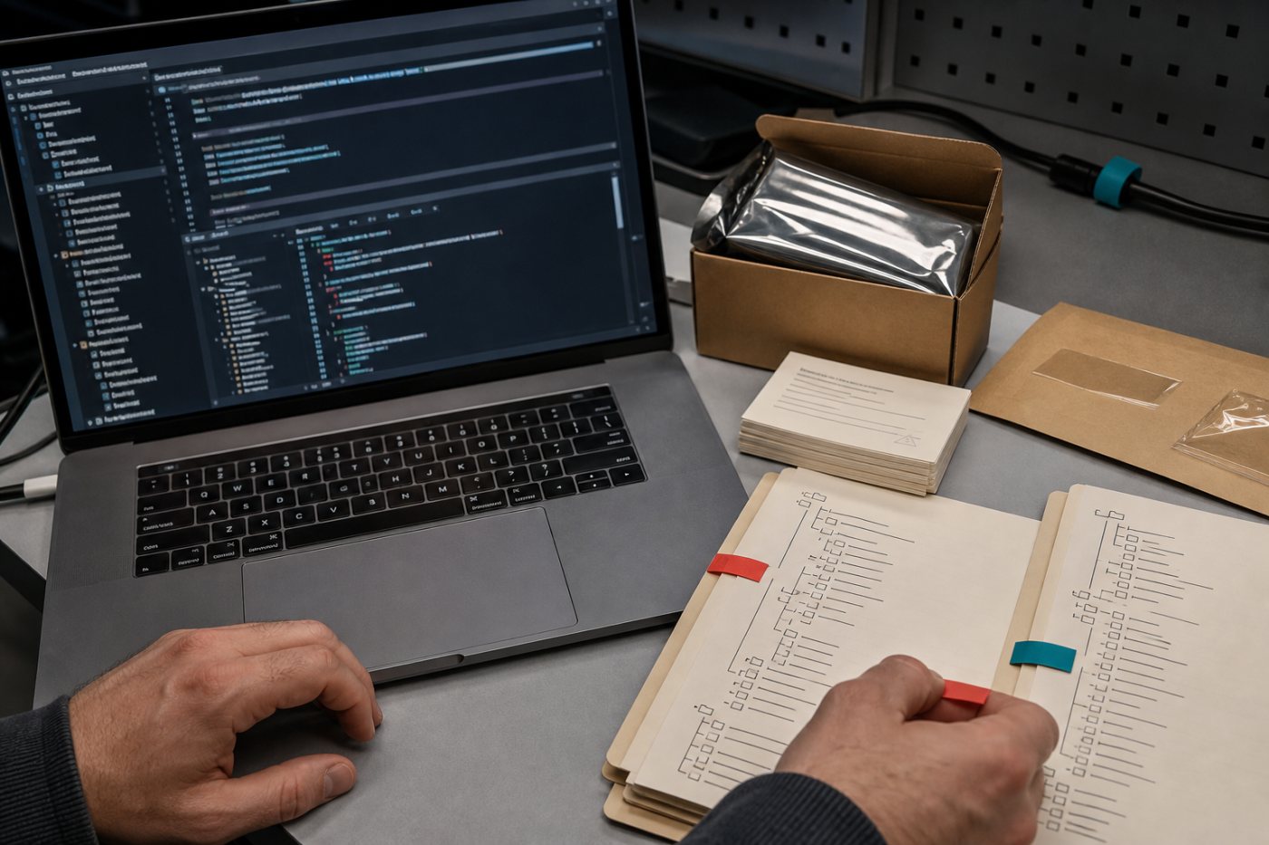 An MCP server’s startup command, install scripts and dependency lockfile are reviewed against a pinned release before execution.