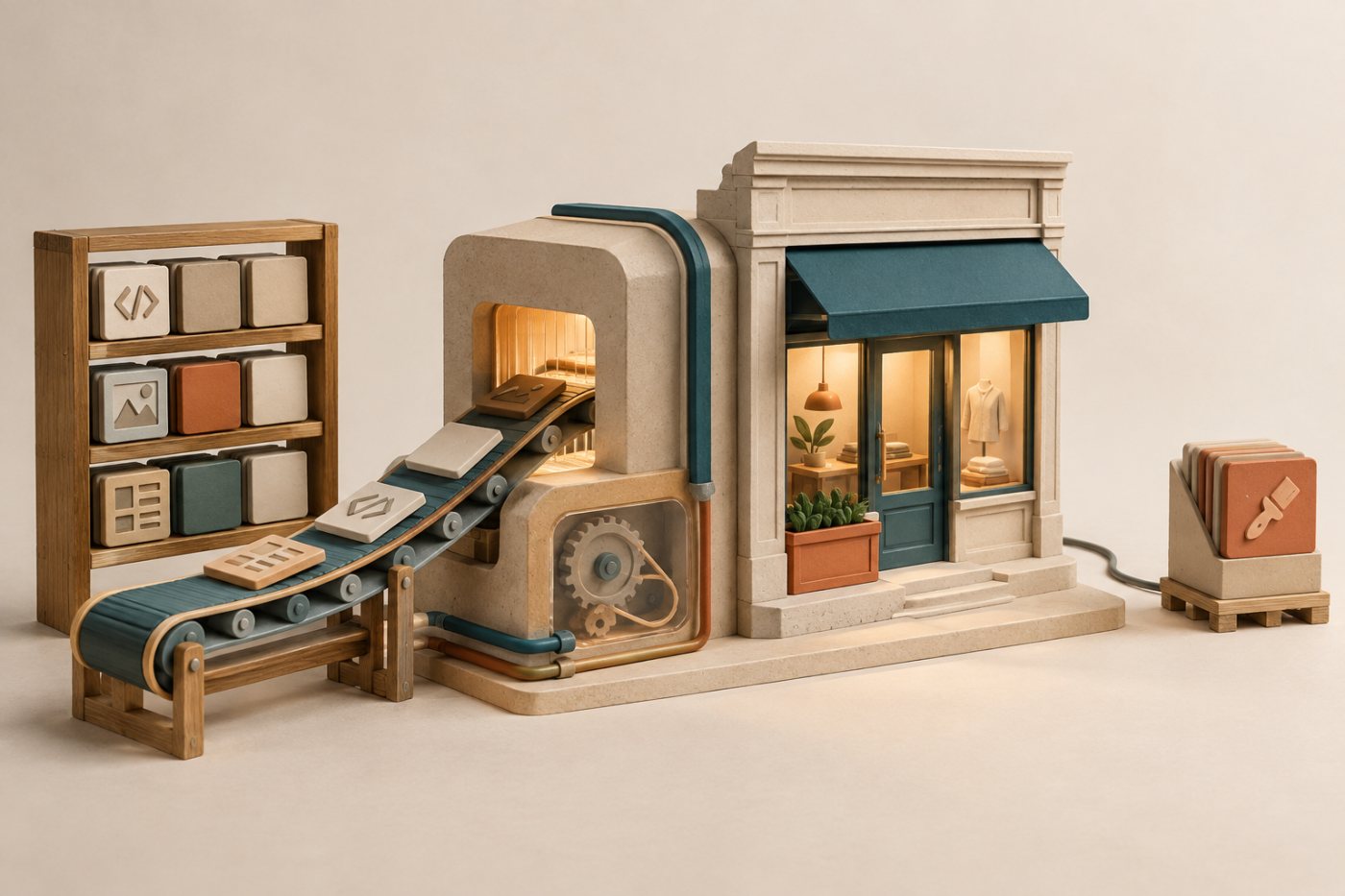 A Shopify storefront project continues its established development workflow without an acquisition-related Tailwind migration.