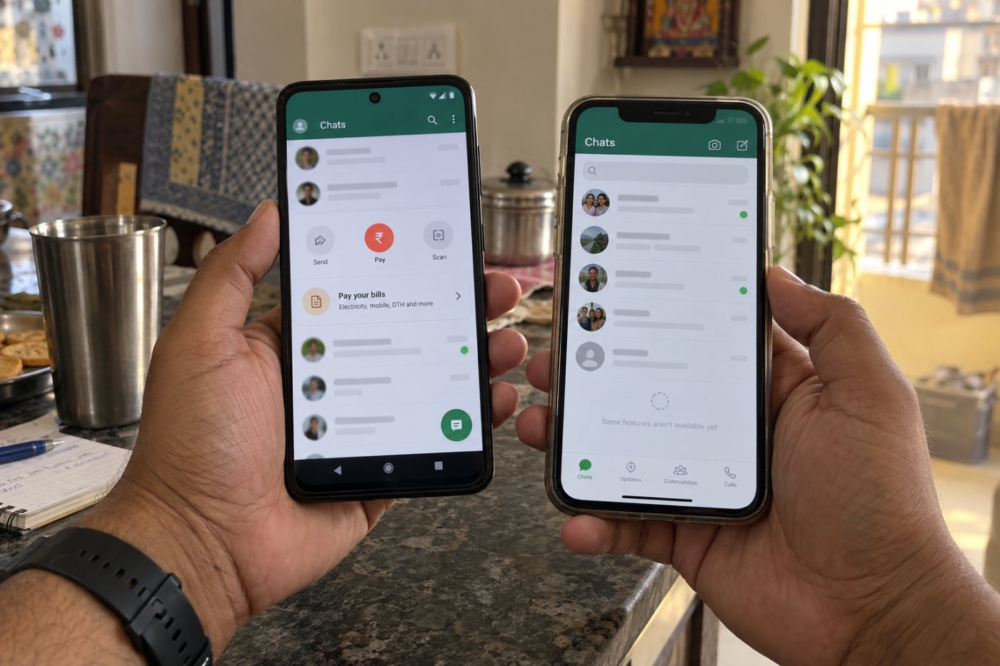 인도 전역에서 Android와 iOS 계정에 순차 배포되는 WhatsApp 공과금 결제