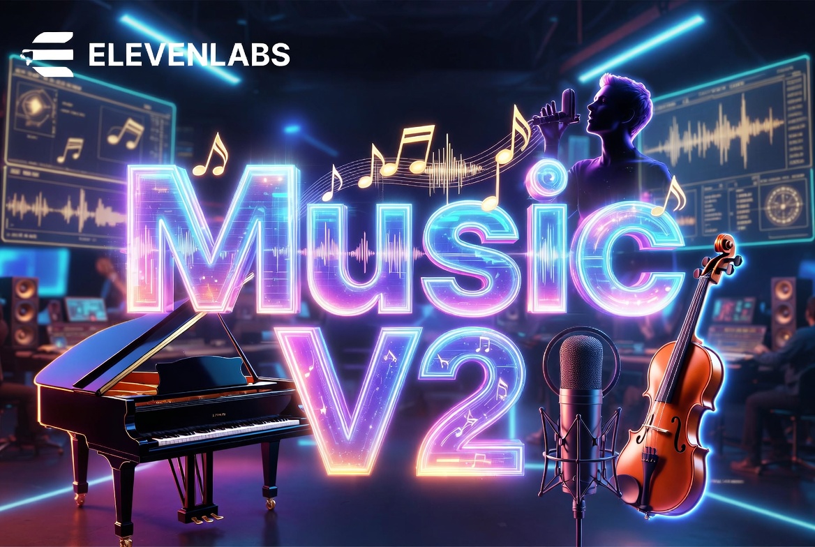 ElevenLabs Launches Music V2: A Major Leap Forward for AI Music Generation