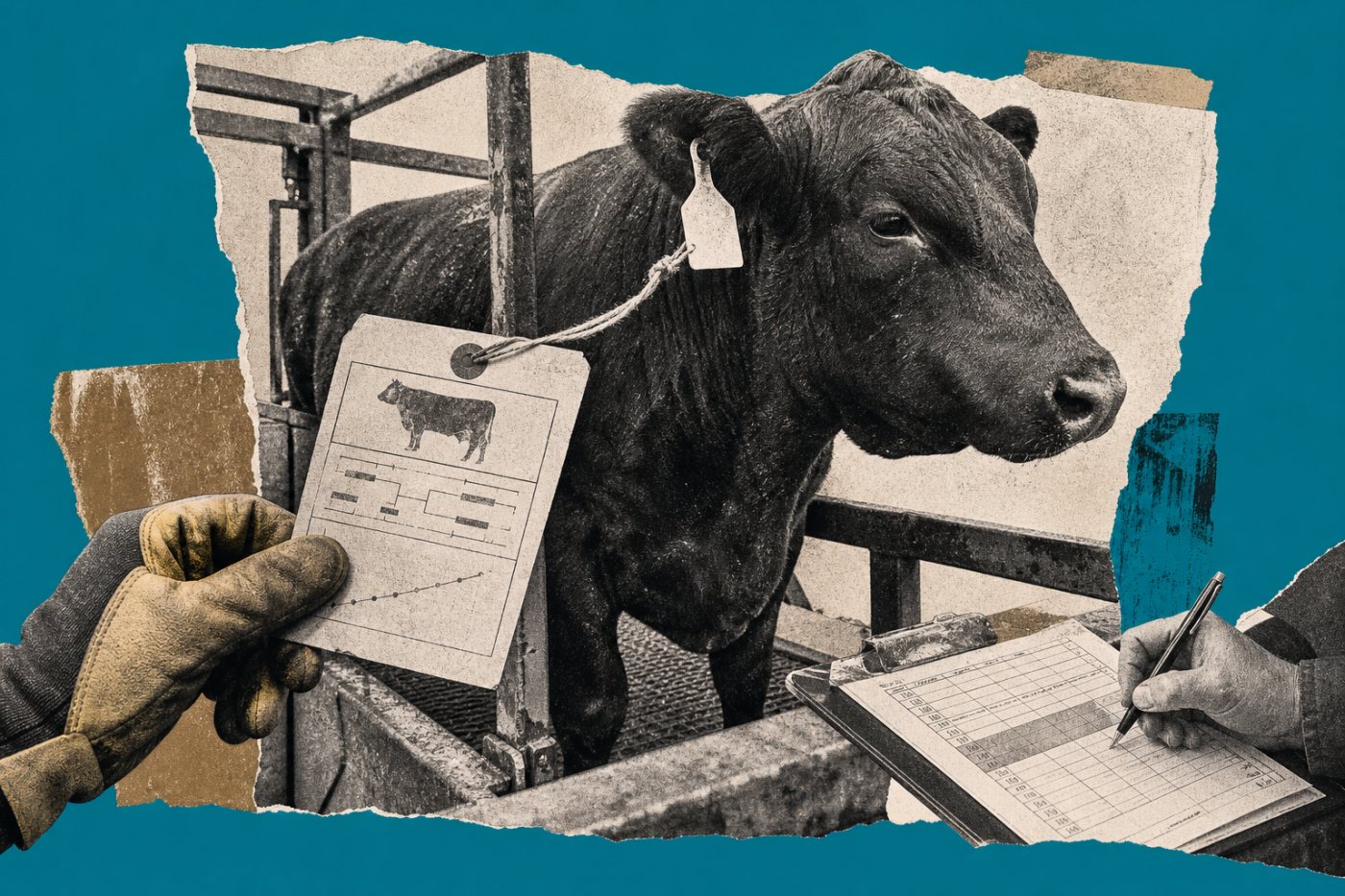 An individual animal’s weight, health and family history remain connected in Breedr’s cattle record.