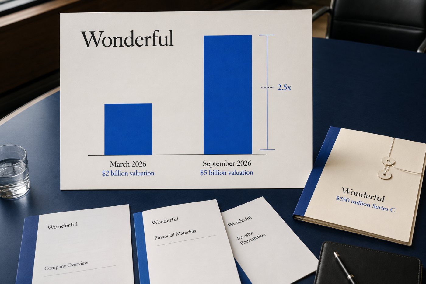 Wonderful’s valuation rises from $2 billion in March 2026 to $5 billion after its September Series C.