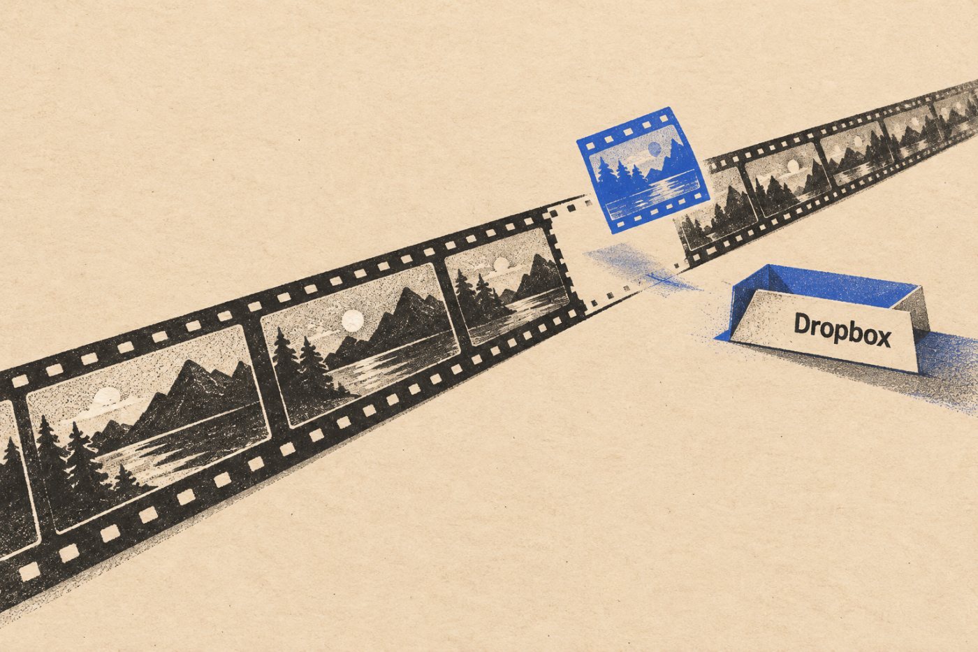 Кај изменета голема видео датотека, Dropbox може да ги синхронизира изменетите блокови.