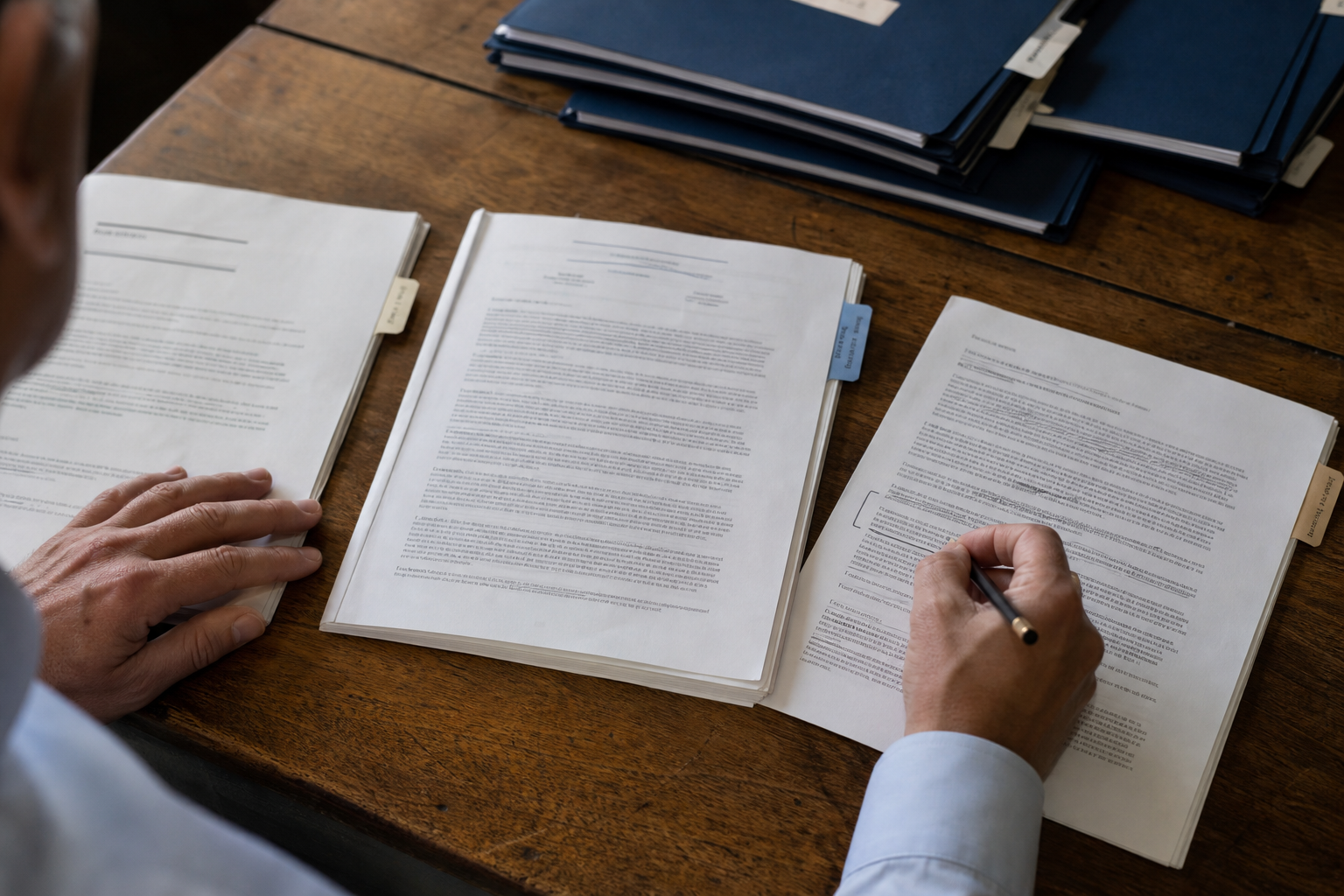 Analyst reviewing IPO valuation and risk documents
