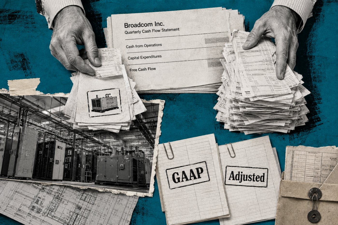 Broadcom-এর পরিচালন নগদ প্রবাহ, মূলধনি ব্যয় ও GAAP–non-GAAP মুনাফার পার্থক্য