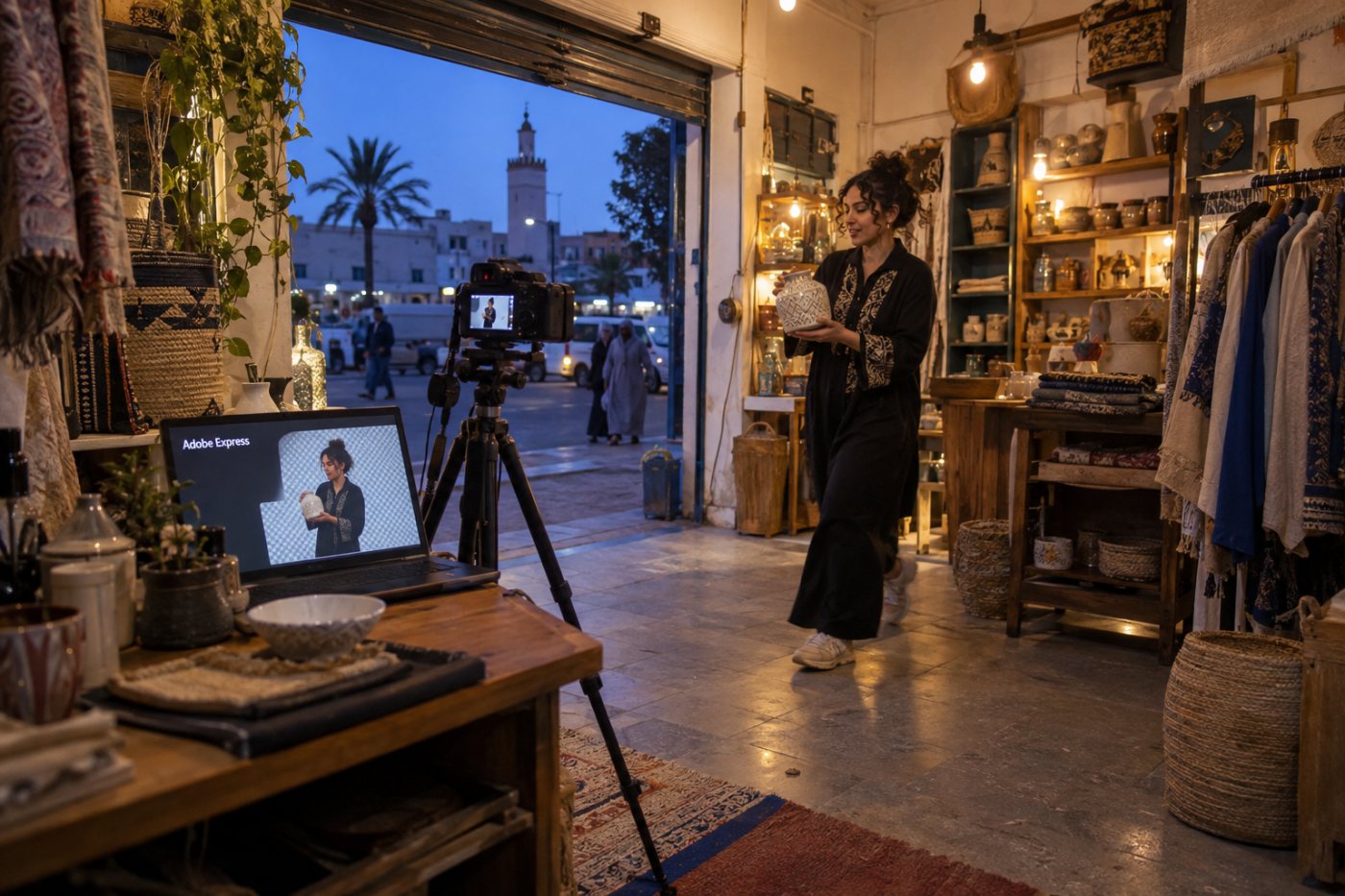 مقطع ترويجي قصير يوضح اختلاف إزالة خلفية الفيديو عن قصّ صورة ثابتة في Adobe Express