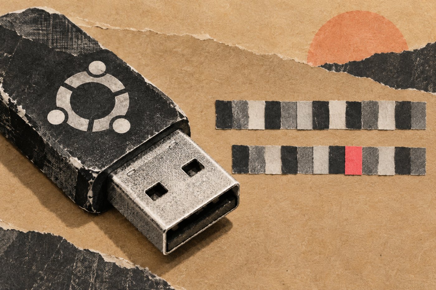Ubuntu فائل کے مقامی اور شائع شدہ ہیش میں مکمل برابری اور ایک خانے کے فرق کا موازنہ