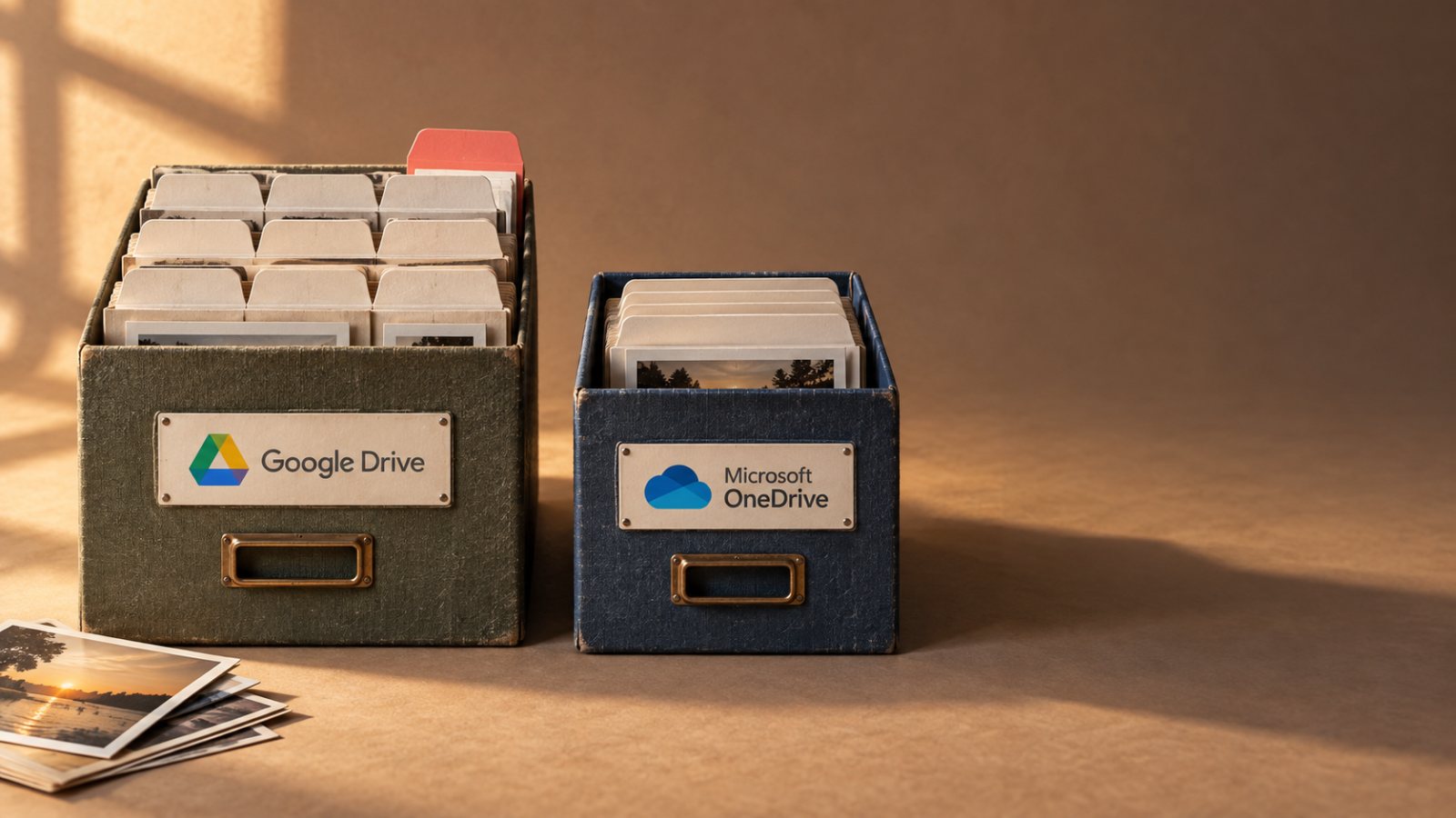 Google Drive vai OneDrive: vairāk bezmaksas vietas vai ātrāka sinhronizācija