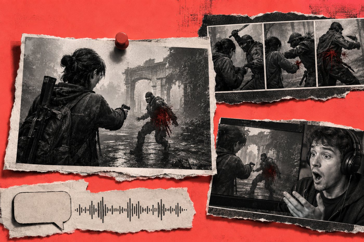 Thumbnail, cutscene, video reaction và lời bình được đánh giá riêng theo mức độ đồ họa và trọng tâm bạo lực.