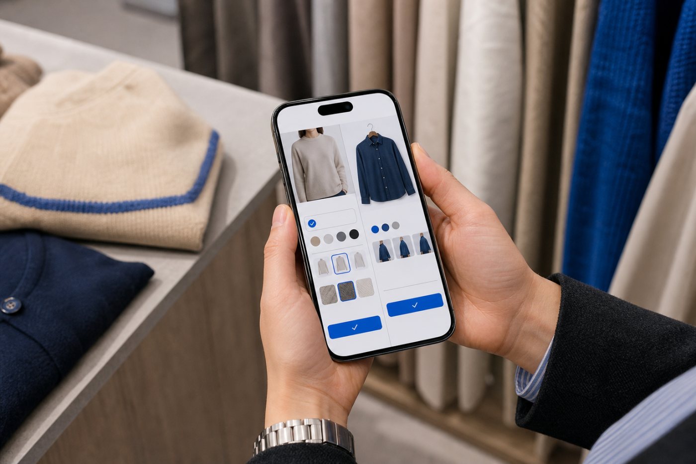 Shopping Passport, beden ve kalıp tercihlerini bağlı iki mağazada kullanarak daha uygun ürün önerisi oluşturuyor.