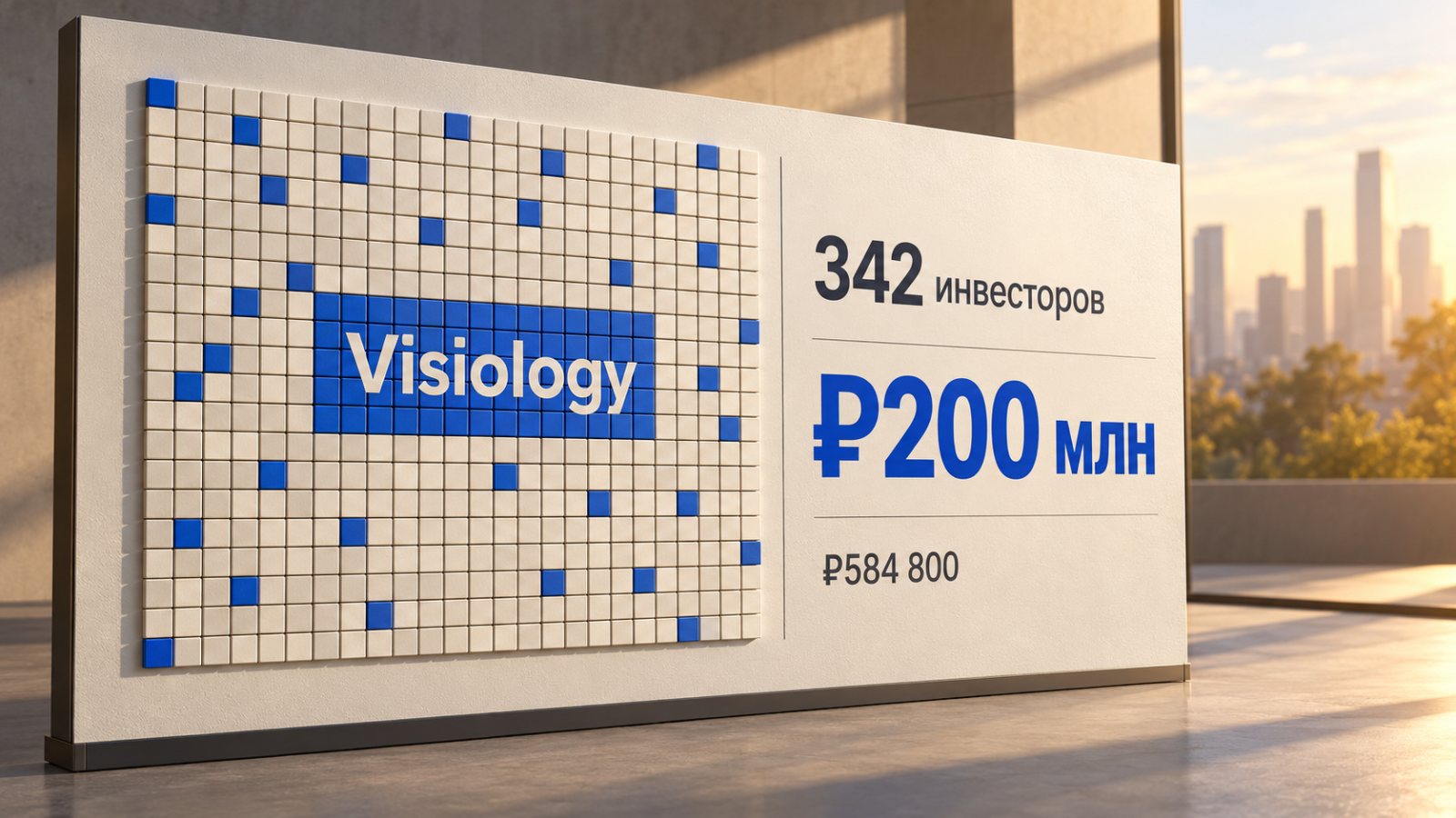 Visiology привлекла ₽200 млн — средний чек 342 инвесторов составил ₽584 800