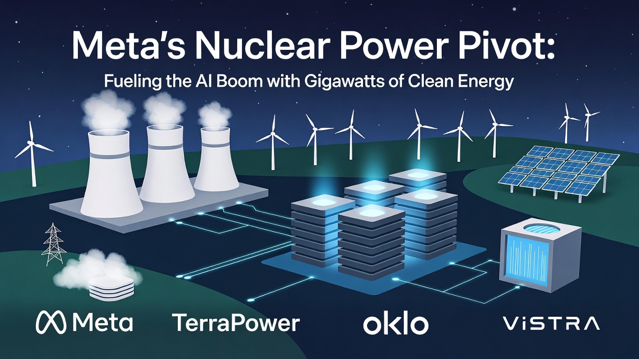 Meta's Nuclear Power Pivot: Fueling the AI Boom with Gigawatts of Clean Energy
