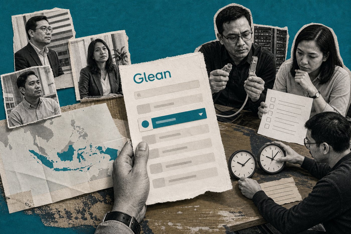Tim perusahaan Indonesia mencocokkan mitra Glean dengan kebutuhan integrasi, tata kelola, bahasa, dan dukungan delivery regional.