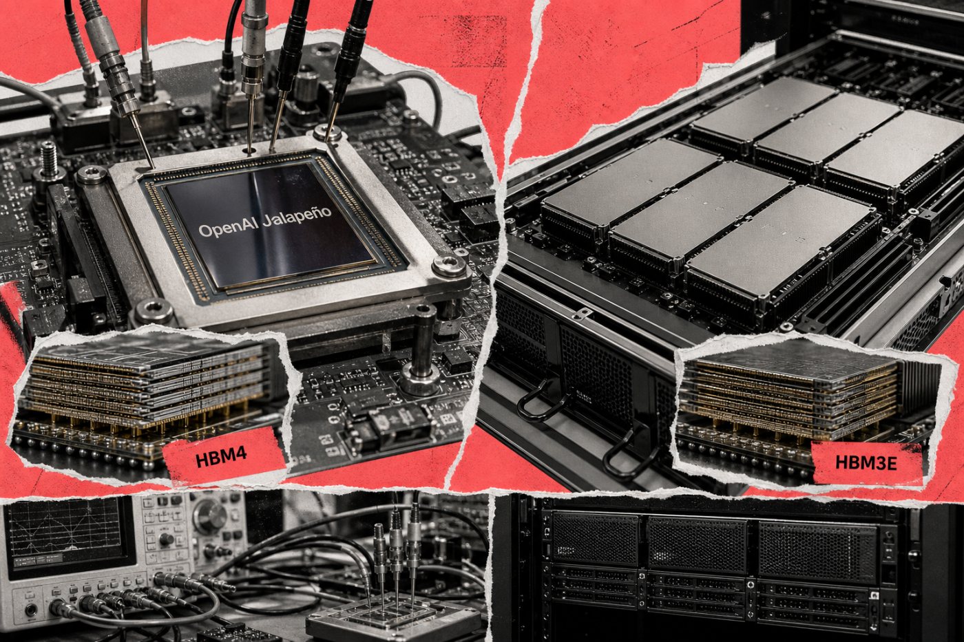 Jalapeño-Engineering-Sample mit HBM4 im Vergleich zu einem ausgelieferten Blackwell-System mit HBM3E