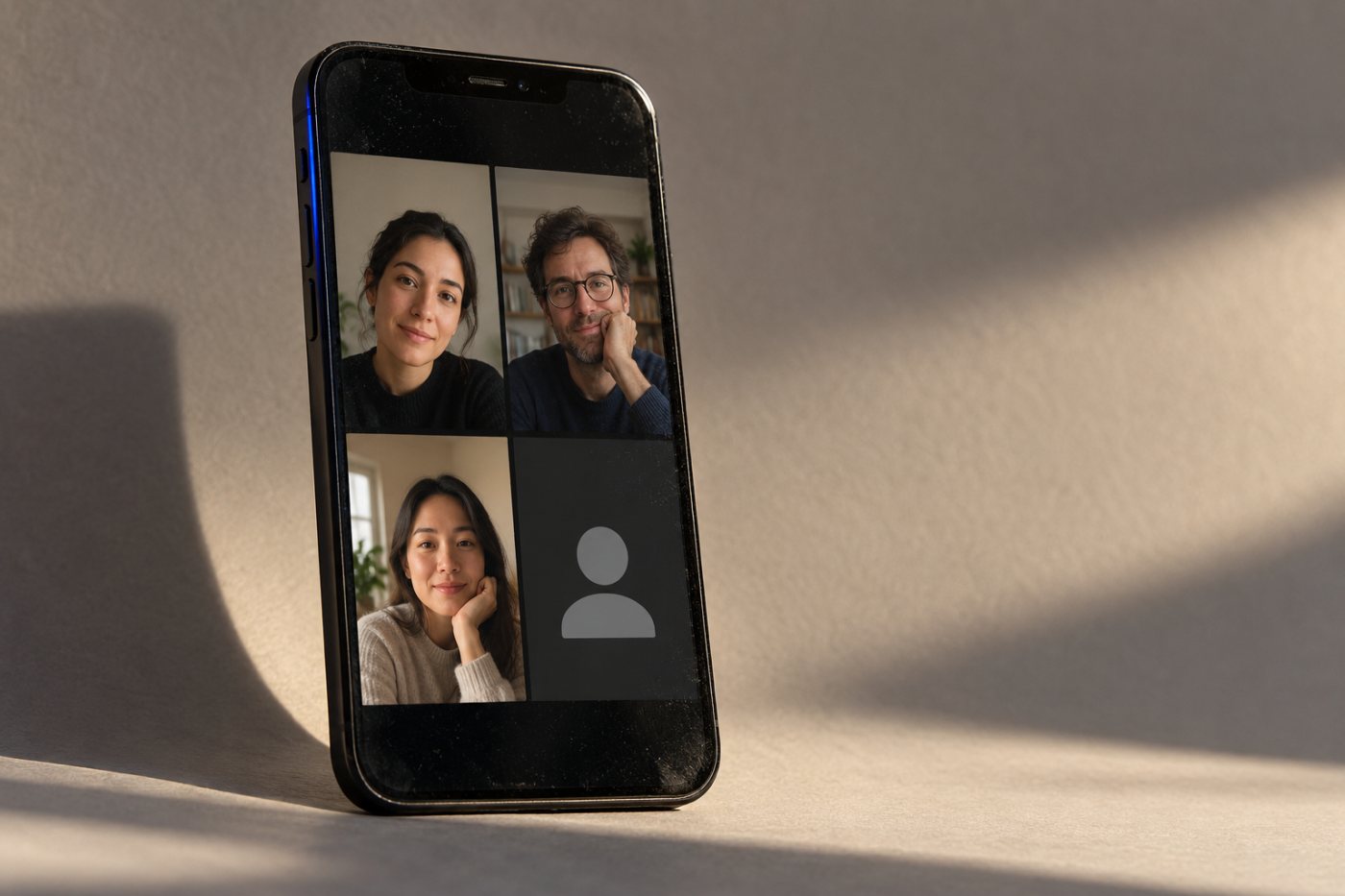 A Fathom Notetaker appears as a participant when its bot records a video meeting.