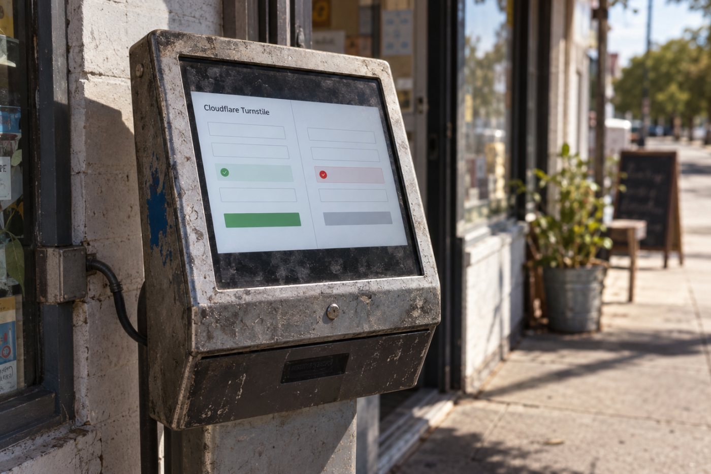 Сервер принимает отправку формы после проверки токена Turnstile и отклоняет повторное использование.