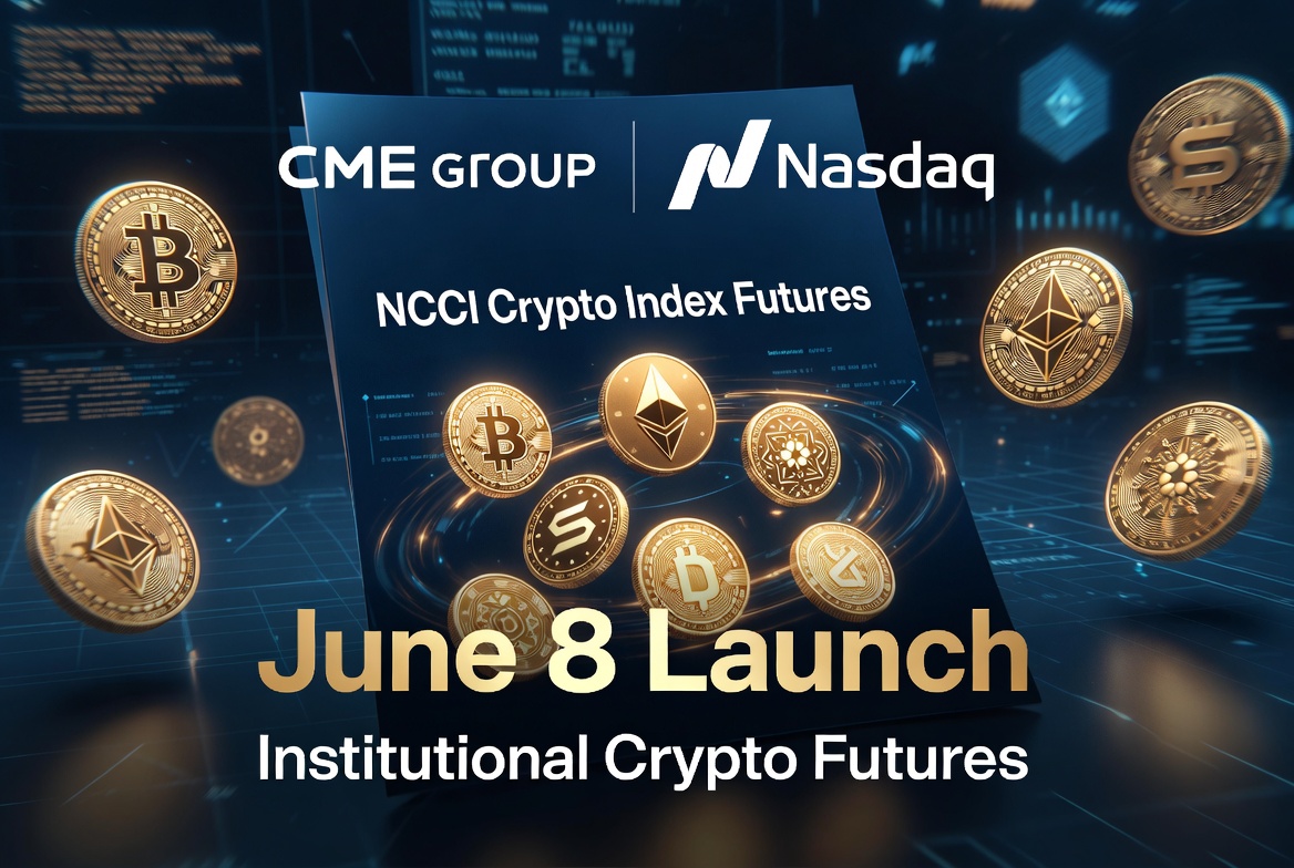 Institutional Crypto Evolution: CME and Nasdaq to Launch Index Futures