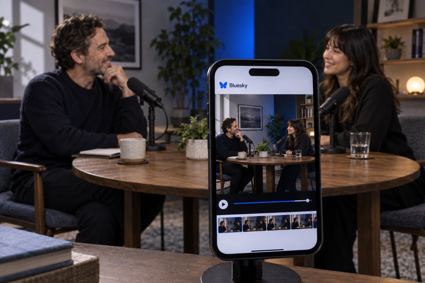 Bluesky’da parçalara ayrılmadan tek gönderide yayımlanan röportaj