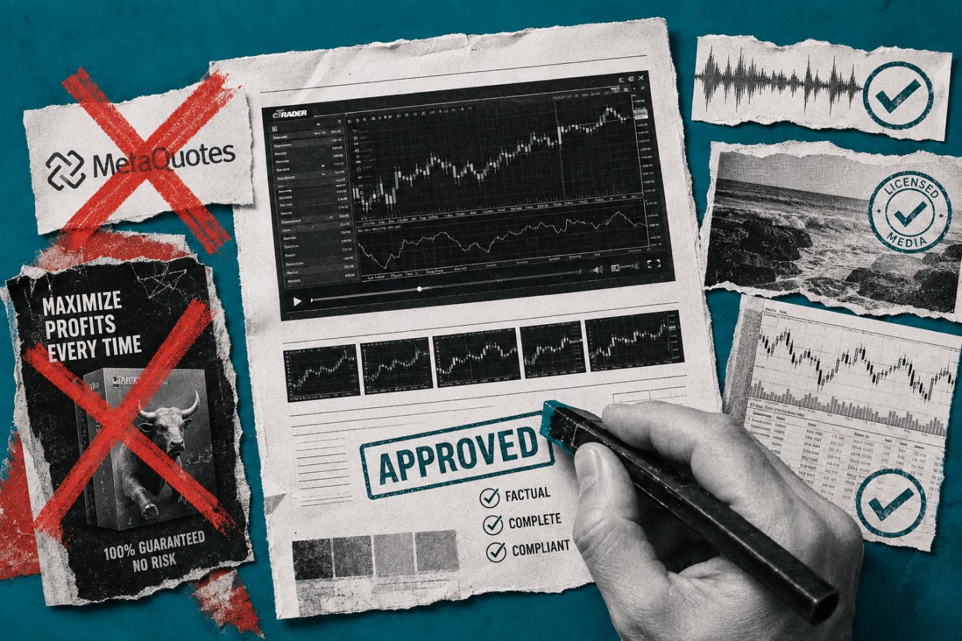 Проверка ролика cTrader с исключением сторонней рекламы, обещаний доходности и финансовых советов.
