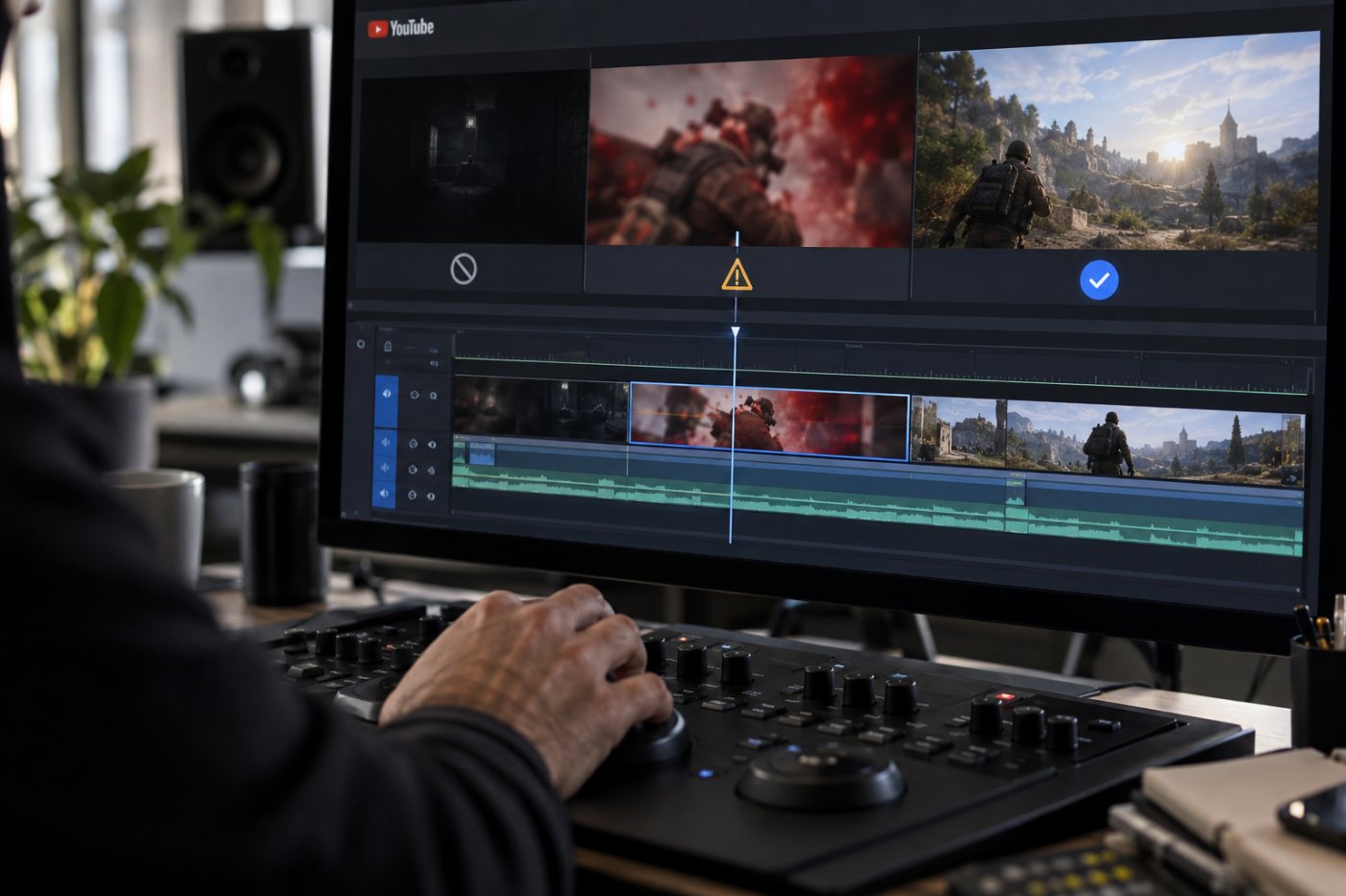 Las franjas 0–7, 8–15 y posterior al segundo 15 producen distintos niveles de acceso a anuncios en un vídeo de gaming.