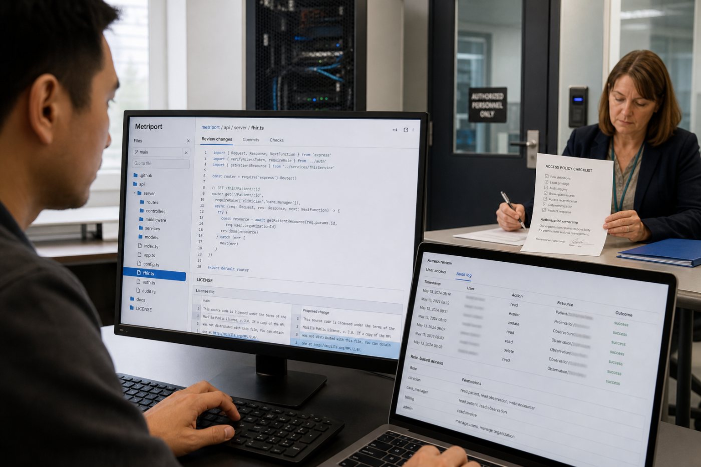 Una revisión técnica del código abierto de Metriport comprueba la implementación y los controles de acceso a datos protegidos.