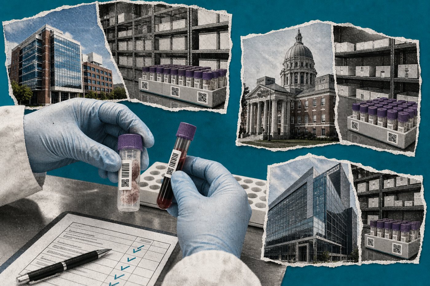 Biobancos académicos coordinan tejidos y muestras de sangre mediante criterios comunes de calidad y preparación.