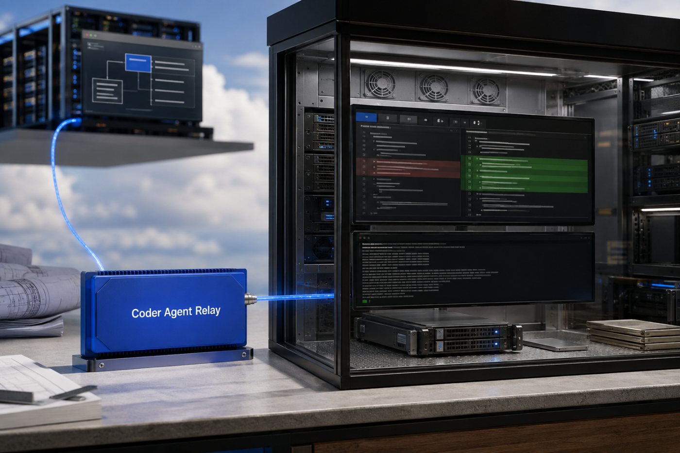 Cursor Cloud Agents görevinin Agent Relay üzerinden müşteri tarafından işletilen Coder çalışma alanında yürütülmesi