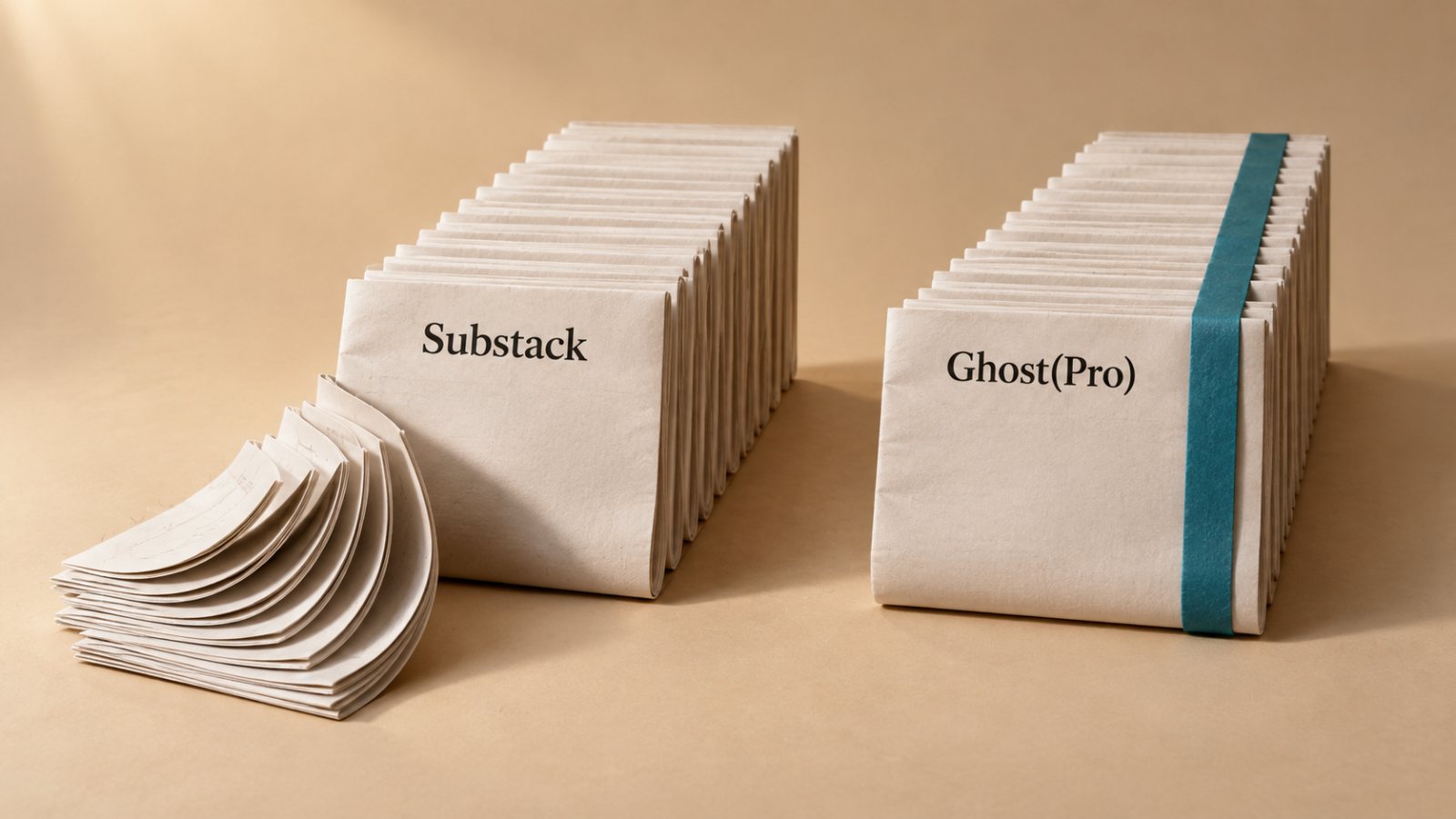 Ghost ou Substack: a taxa de 10% muda o vencedor conforme a receita