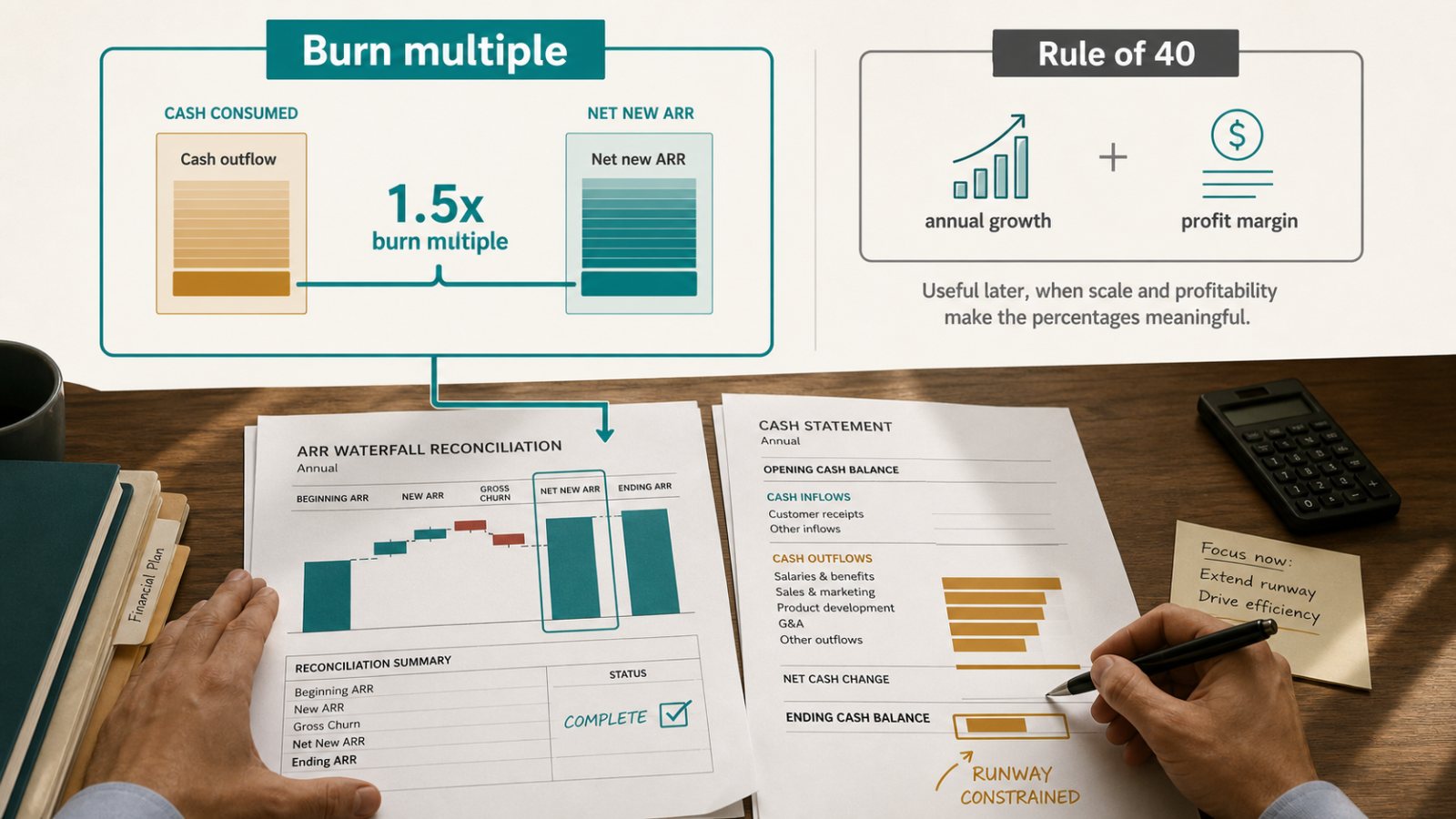 The Rule of 40 Misleads Early SaaS—Track Burn Multiple First