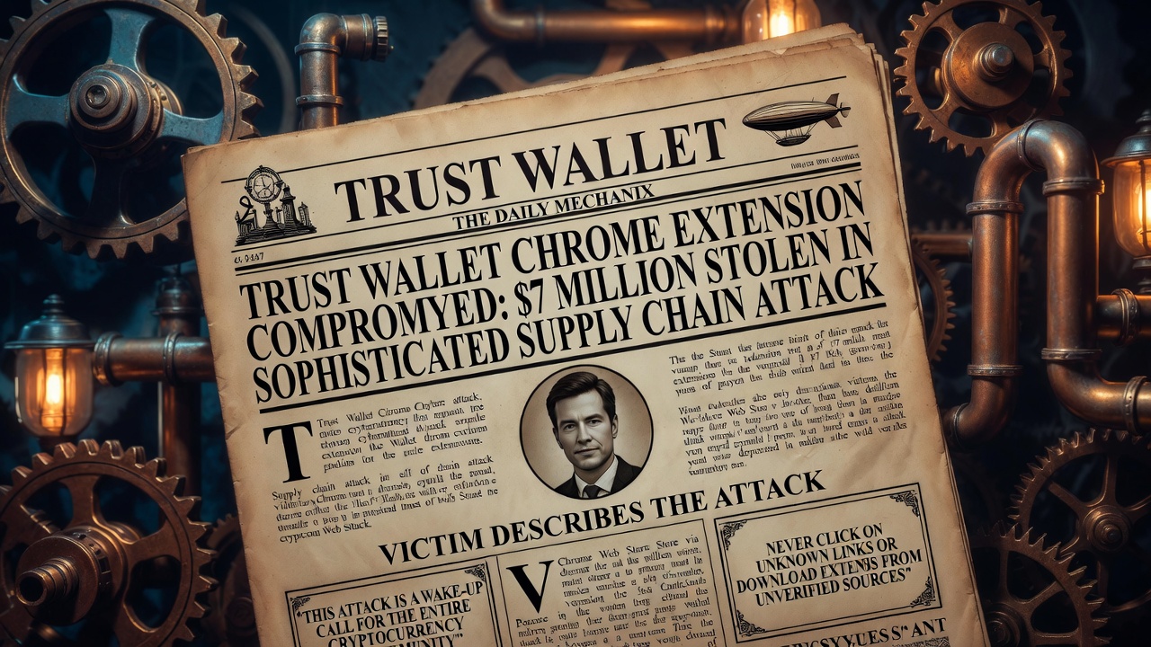 Trust Wallet Chrome Extension Compromised: $7 Million Stolen in Sophisticated Supply Chain Attack
