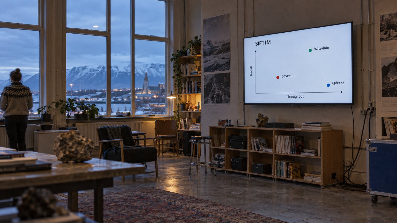 pgvector eða sérhæfður vigragrunnur: milljón vigra fela málamiðlunina