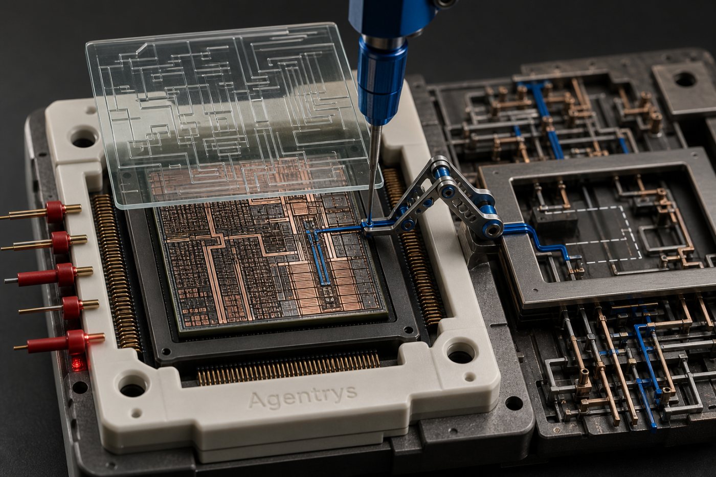 An Agentrys workflow uses verification failures to revise a semiconductor design before physical sign-off.