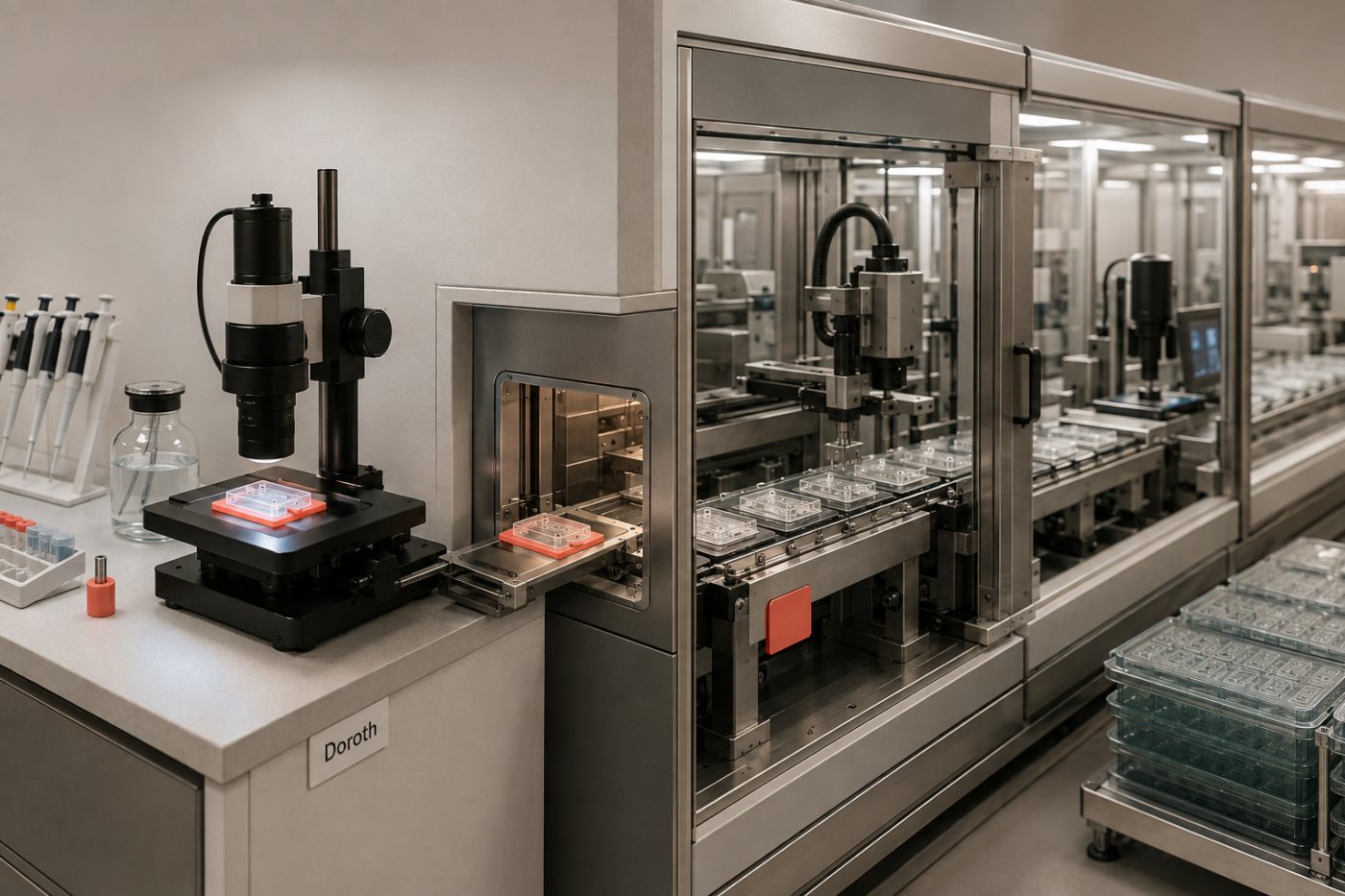 Protótipo de chip da Doroth passa do desenvolvimento científico para uma estrutura industrial apoiada pela Loccus.