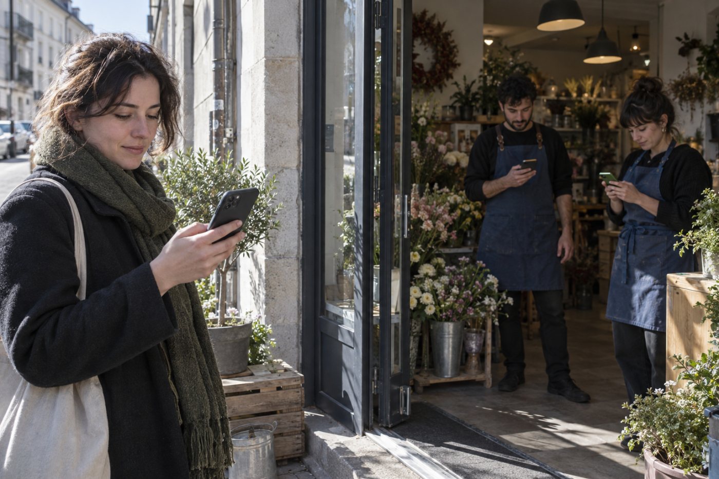 Une conversation WhatsApp avec une entreprise peut être accessible à plusieurs personnes chez le destinataire.
