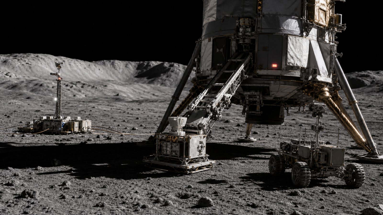 La base lunar de la NASA dependerá de más de 20 aterrizajes robóticos