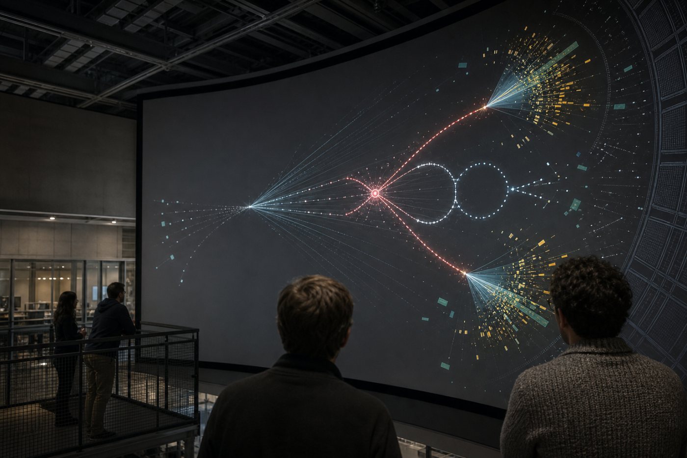 La production d’une paire de Higgs résulte de mécanismes quantiques dont un seul sonde directement l’auto-couplage.