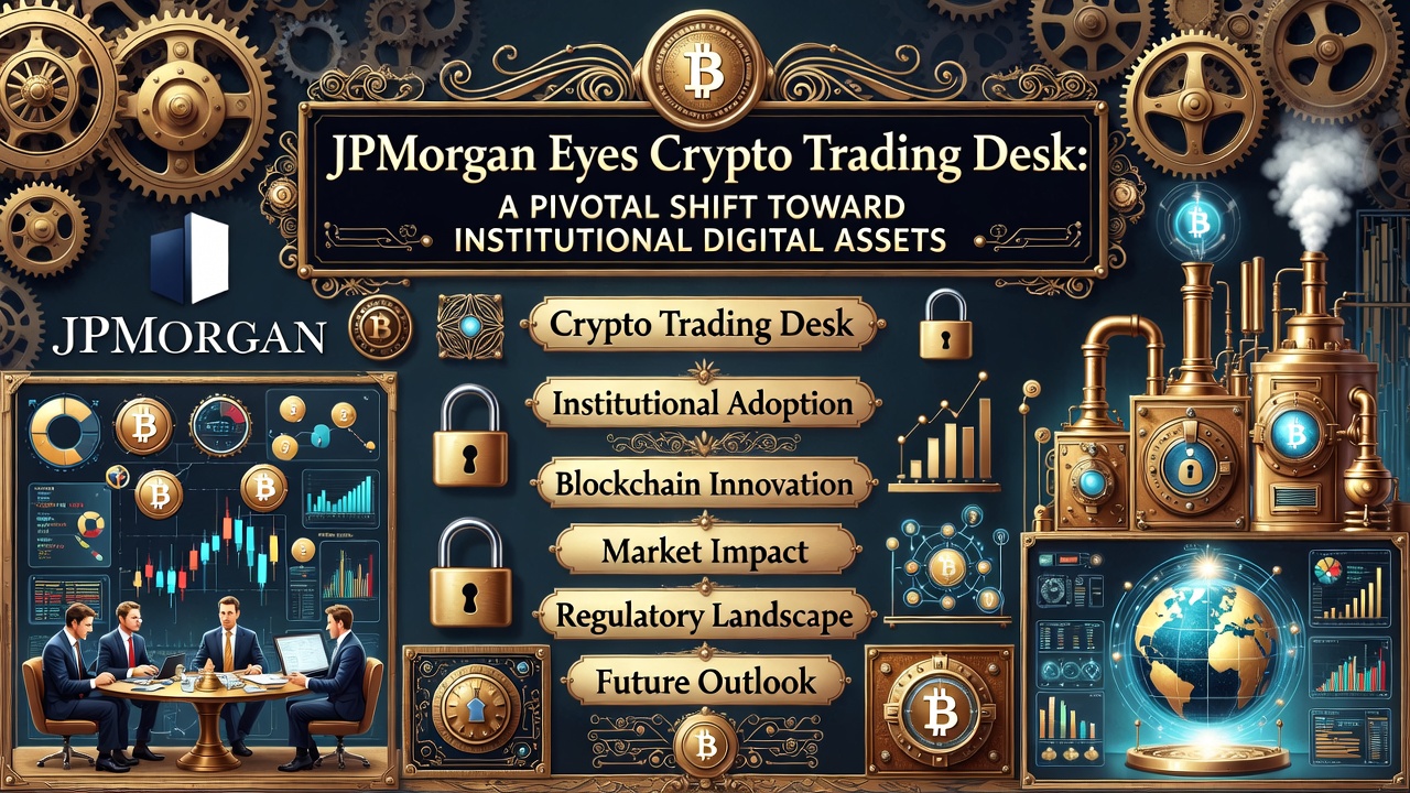 JPMorgan Eyes Crypto Trading Desk: A Pivotal Shift Toward Institutional Digital Assets