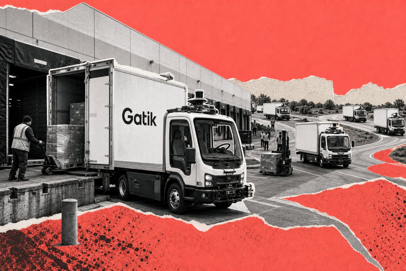 Truk tanpa sopir Gatik beroperasi serentak ketika skala armada dan jaringan distribusi bertambah.