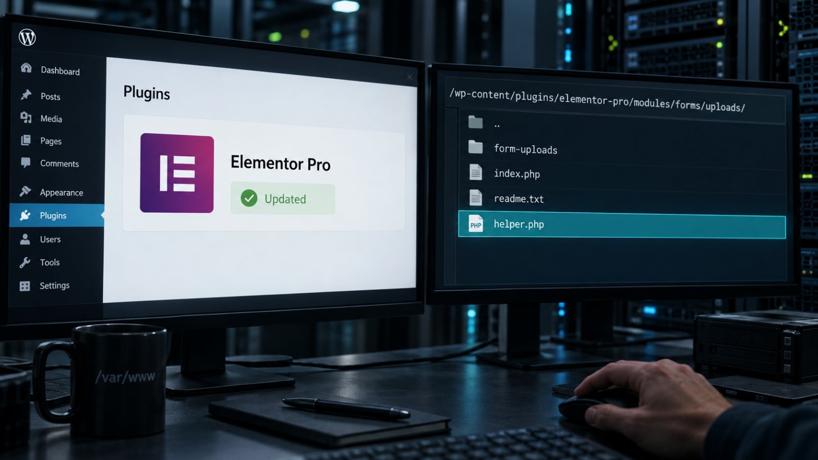 Elementor Pro پر 190,000 حملے رکے—4.2.2 update کے بعد بھی logs دیکھیں