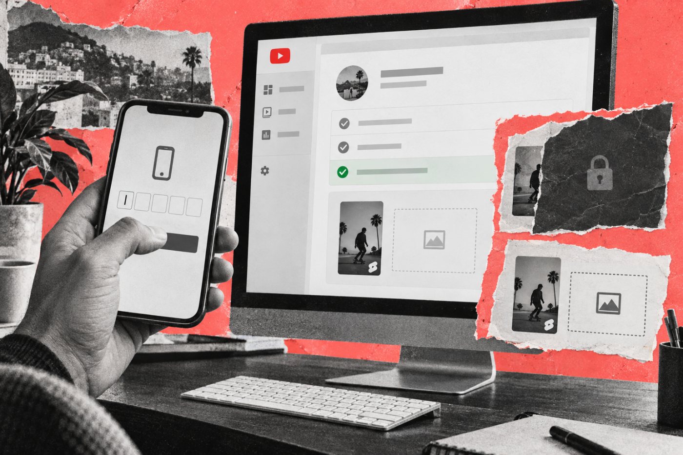 Validation par téléphone d’une chaîne avant l’accès aux miniatures personnalisées de Shorts.