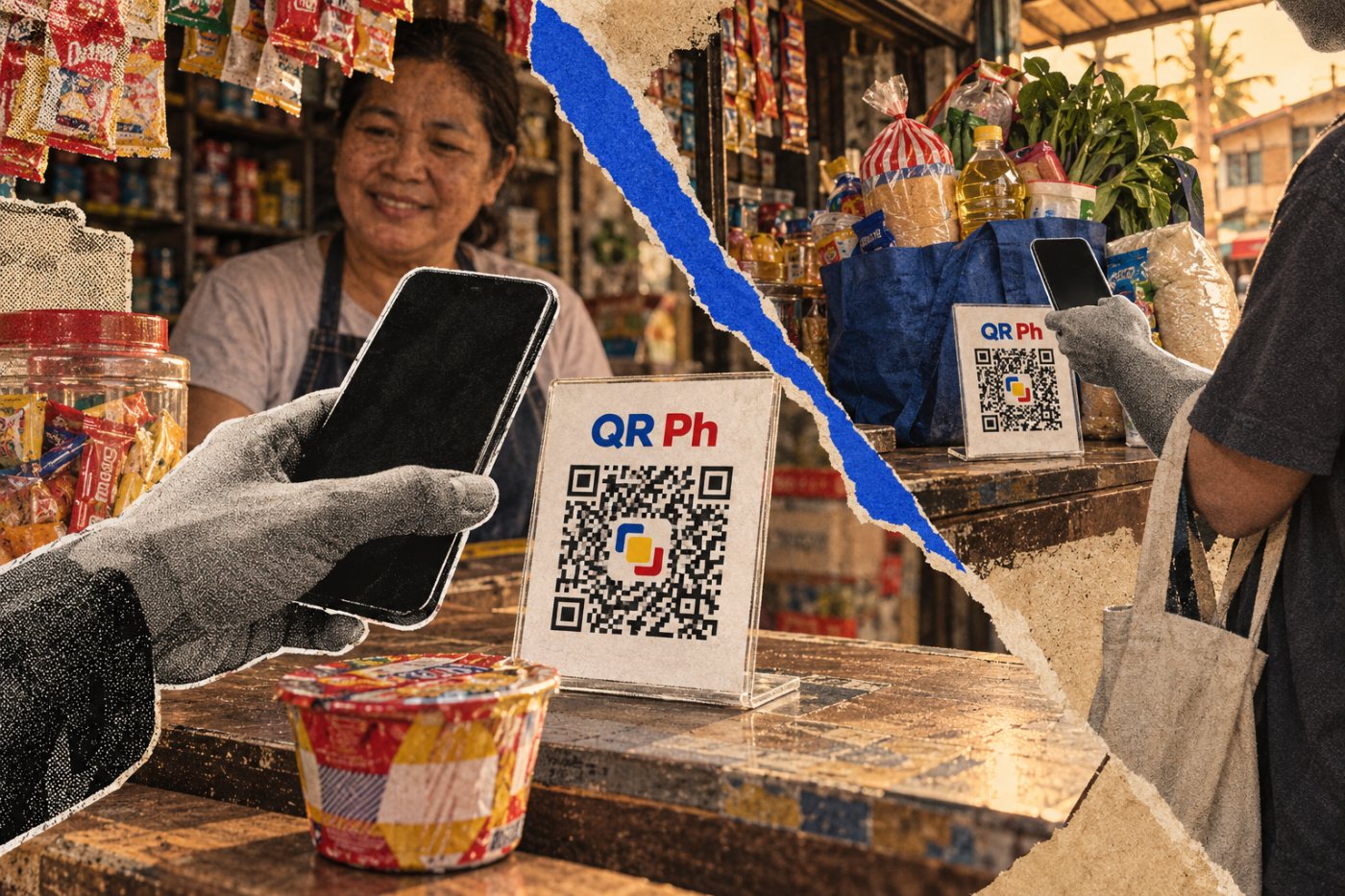 QR Ph na ginagamit sa magkakaibang laki ng order, kung saan tumataas ang singil na nakabatay sa porsiyento.
