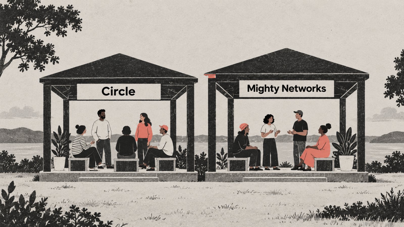 Circle או Mighty Networks: ב־10,000 דולר הכנסה הפער הוא רק 10 דולר
